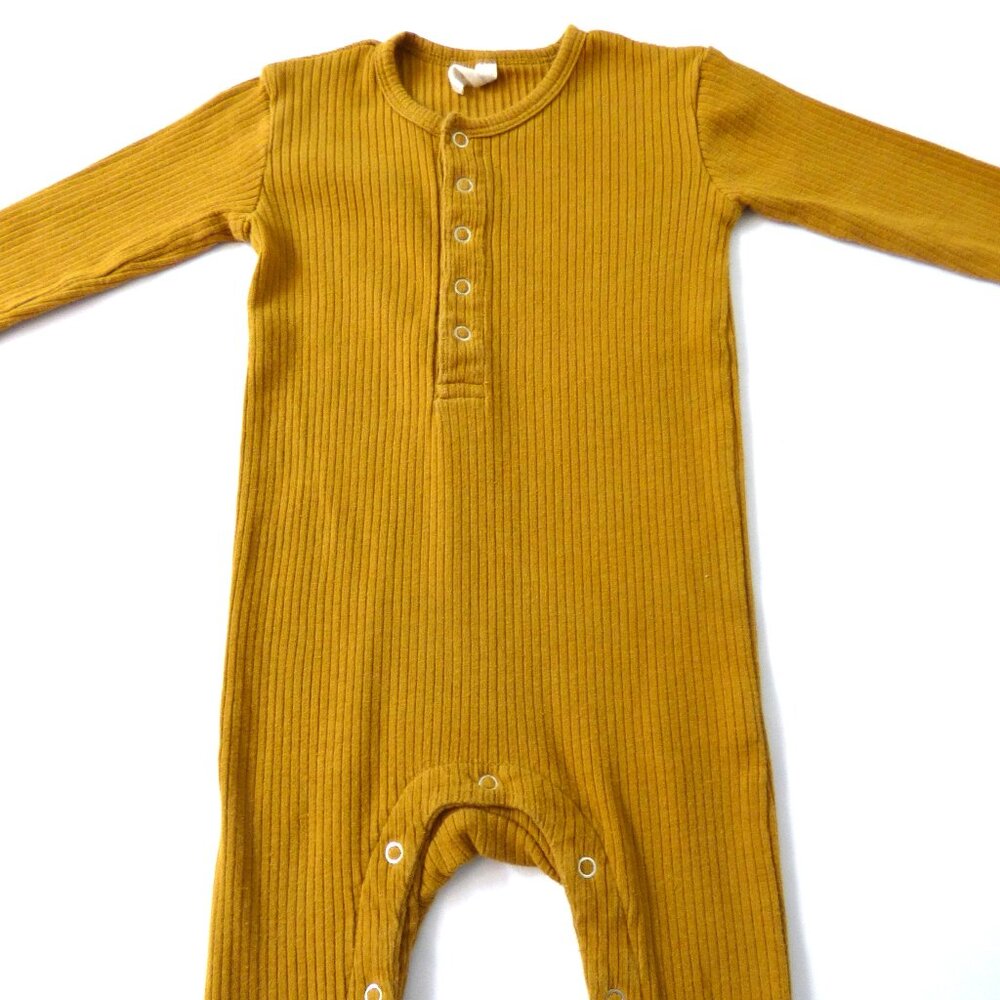 Quincy Mae Infant Waffle Jumpsuit, Size 6-12 Months